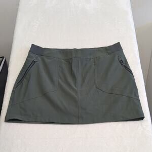 Columbia Olive Green Mini Skirt‎ with Pockets Large